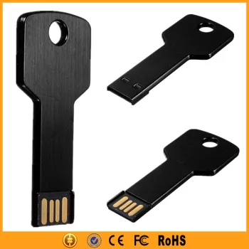Promotional Wholesale Metal Key USB Drive 4GB 8GB 16GB Black