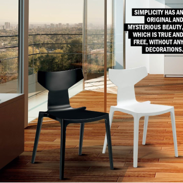 Nice Dining Chairs Hot sale Plastic Chair PP outdoor indoor chair Manufactory
