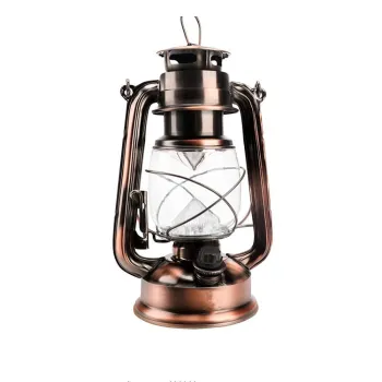 4XAA Battery Operated COB Hurricane Camping Lantern with Dimmer Switch