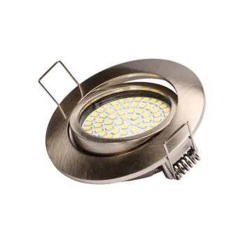 BAOMING 3 Inch Recessed LED Down Light - Adjustable Dimmable Bathroom Ceiling Light (75mm Hole Cut, 4W/5W, 110V/220V)