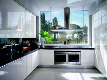 Lacquer Kitchen Cabinet (SL-L-10)