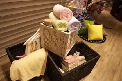 Ivory Beautiful Bright Health 100% Cotton Bath Towel , Bathroom Towels