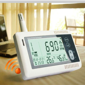 Desktop co2 ,Temperature and humidity monitor datalgger with SD card