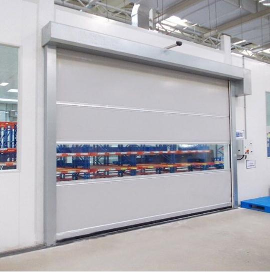 PVC Fabric Fast Remote Control Rolling up Doors