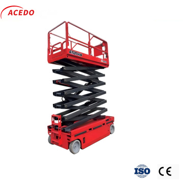 Самоходная гидравлическая ножничная подъемная платформа