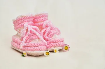 Pink Children's Knitted Shoes Wholesale