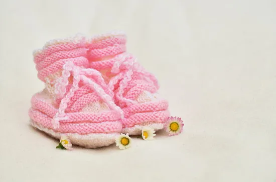 Pink Knitted Shoes Custom Wholesale
