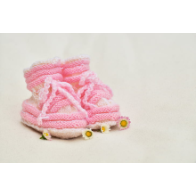 Pink Knitted Shoes Custom Wholesale