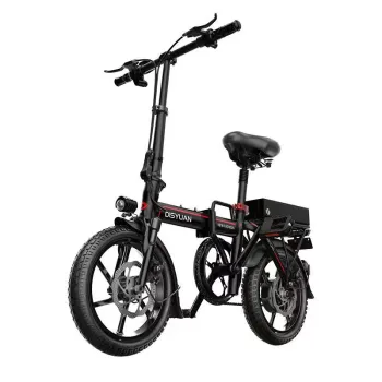 DISIYUAN e Bike F03: 350W 48V Electric Folding Bike with Long Range and Safety Features
