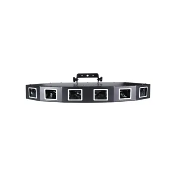 Vorlane Disco RGB Full Color 6-Eye Laser DMX512 DJ Light