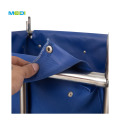 Stainless Steel Large Capacity Hospital Laundry Trolleys Medical Waste Trolley Emergency Trolley