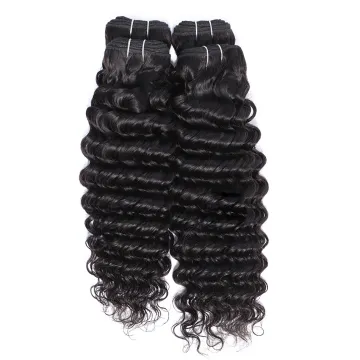 9A Top Brazilian Virgin Hair,8 To 30 Inch Brazilian Deep Wave Hair,Double Drawn Hair Weft