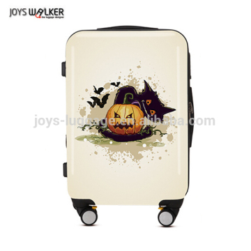Halloween 4 wheeled luggage trolley