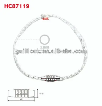 HC87119 bicycle 4-digit combination chain lock