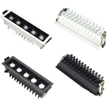 ERDU Flicker-Free Anti-Glare Recessed LED Linear Grille Light