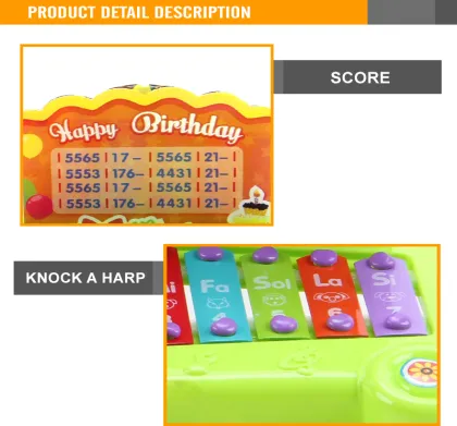 Kids plastic musical instruments Piano playing musical toy