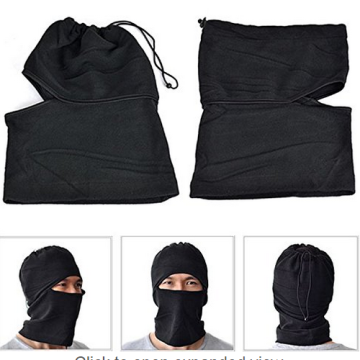 2 in 1 Fleece Beanie hat / Neck Gaiter