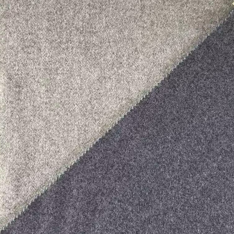 knitting polyester needle punched melton fabric