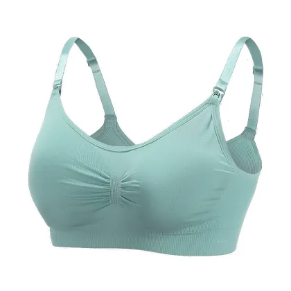 Adjustable Gather Breathable Nursing Bralette for Plus Size Maternity and Breastfeeding