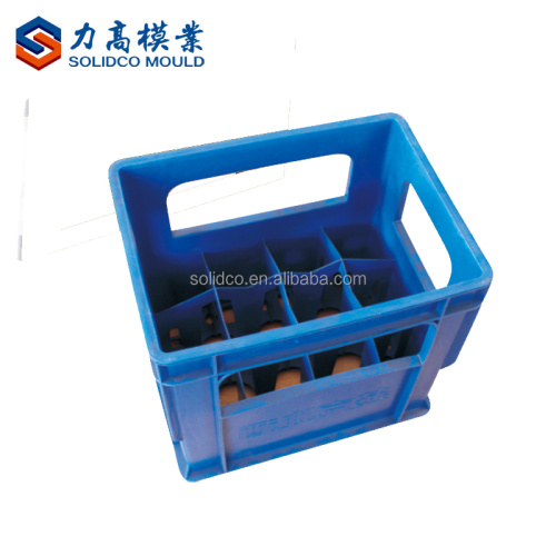 High-quality custom plastic injection beer bottle crate mold