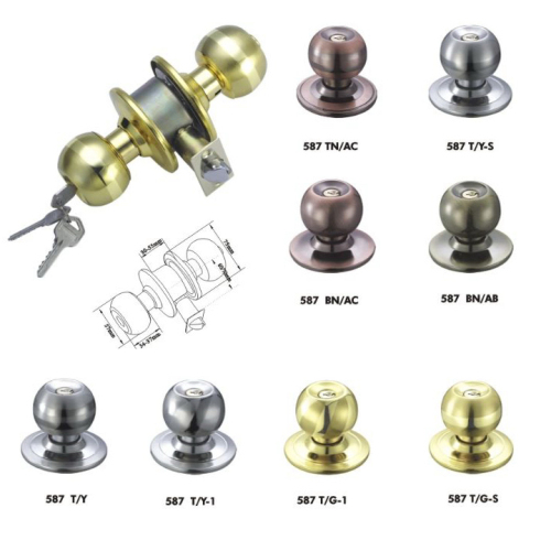 Cylindrical Knob Door Locks (587)