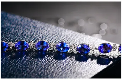 Creative Sapphire Bracelet Silver Jewelry Custom Wholesale