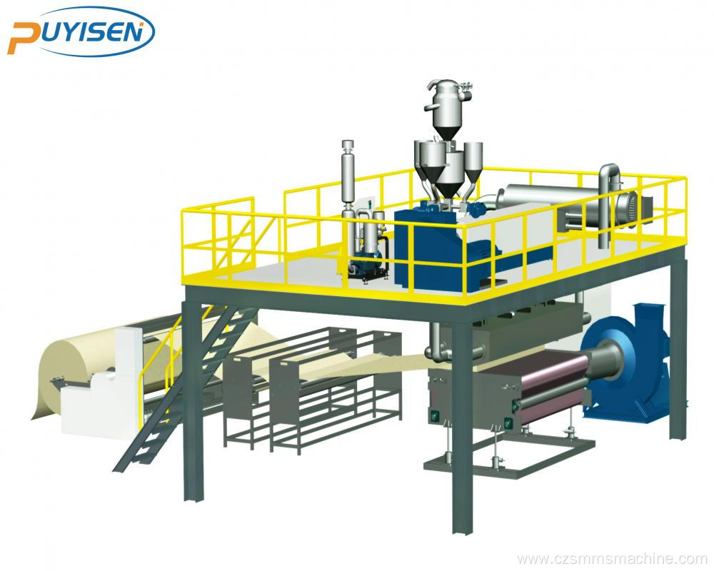 meltblown nonwoven cloth production equipment