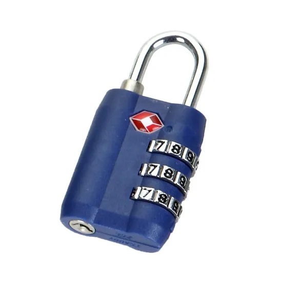 PC TSA Travel Luggage Lock - Retractable, Approved 3-Digit Combination TSA Lock