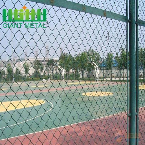 รั้วอุปทานคงทนสังกะสีแบบพกพา Chain Link Fencing