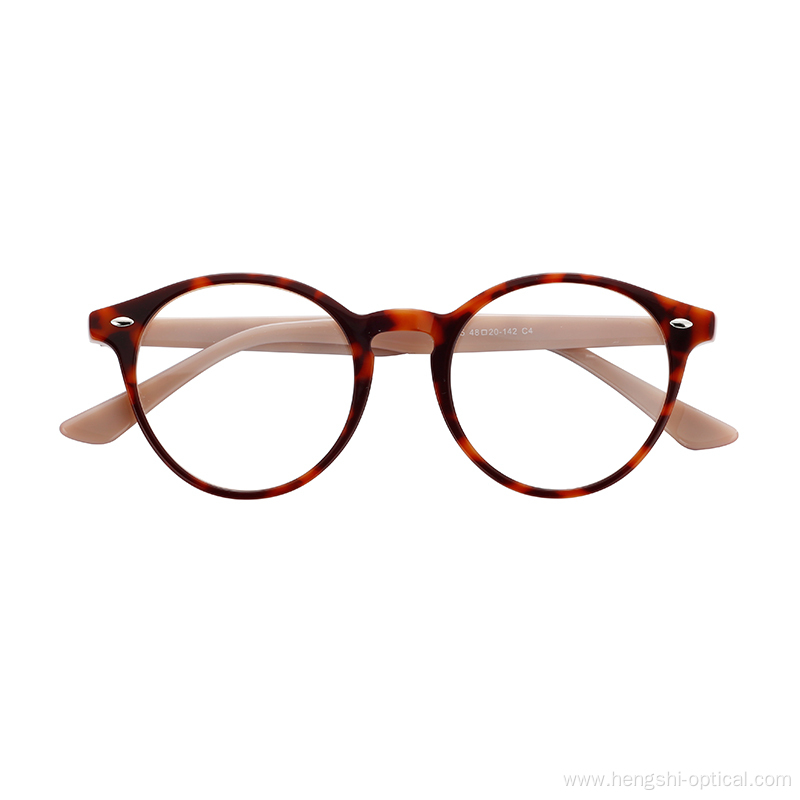 Wholesale Ready Stock Retro Brand Round Optical Acetate Frame Eyeglasses