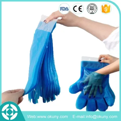 Good quality low price kitchen pe glove,plastic gloves