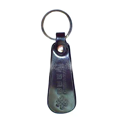 Black Leather Keychain