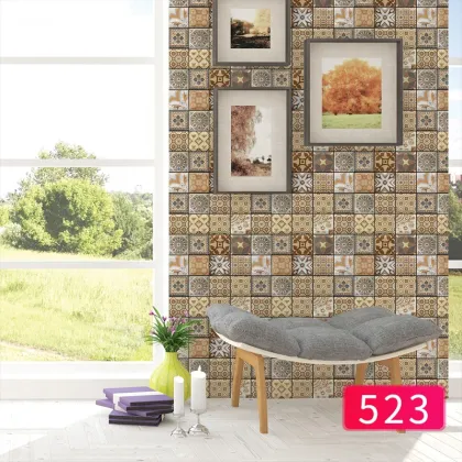 3D Wall Tile Stickers - Simple Waterproof Self-Adhesive Vinyl Wallpaper