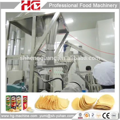 Brand new 250Kg per hour Pringles potato chips production line