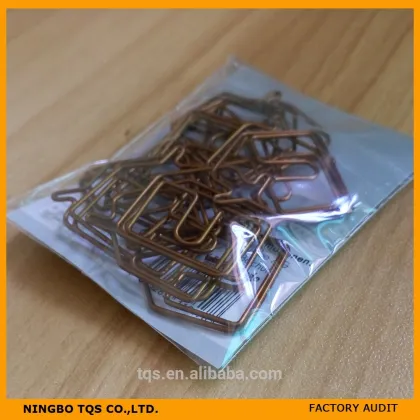 Funny Cabin Shaped Paper Clip, triangle paper clip