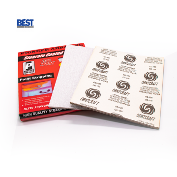 Orientcraft Brand Coated Paper Paint Stripping Sand Sheets Abrasive