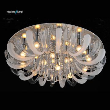 remote control glass led ceiling light