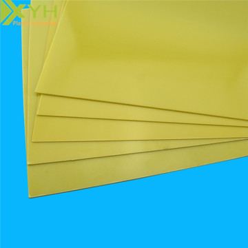 Yellow Epoxy Fiber Glass Plate Machining Parts