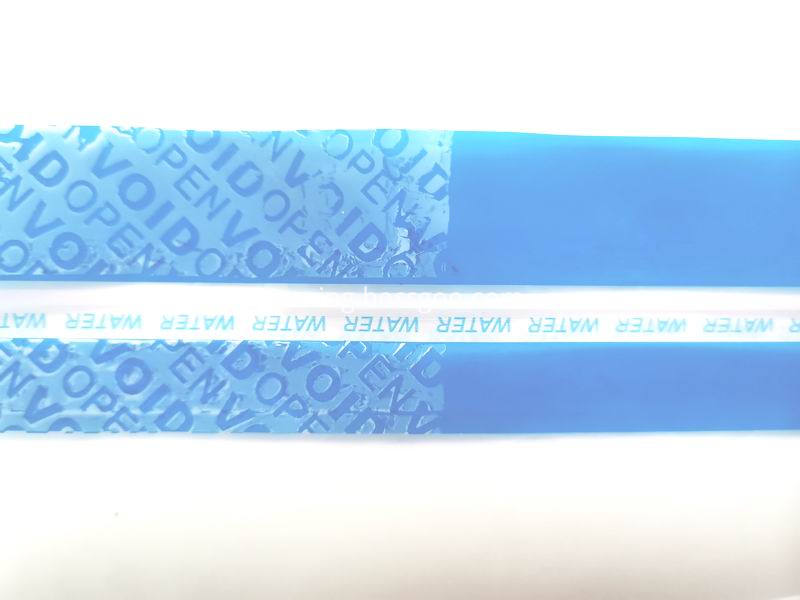 Hot Melt Tape With Thermochromic Water Ink Open Void