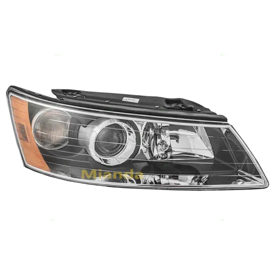 Auto Head Light Headlamp - Yellow R 92102-0A000 & L 92101-0A000 for Hyundai NF Sonata 2004