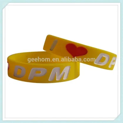 adjustable silicon wristband energy bracelet custom