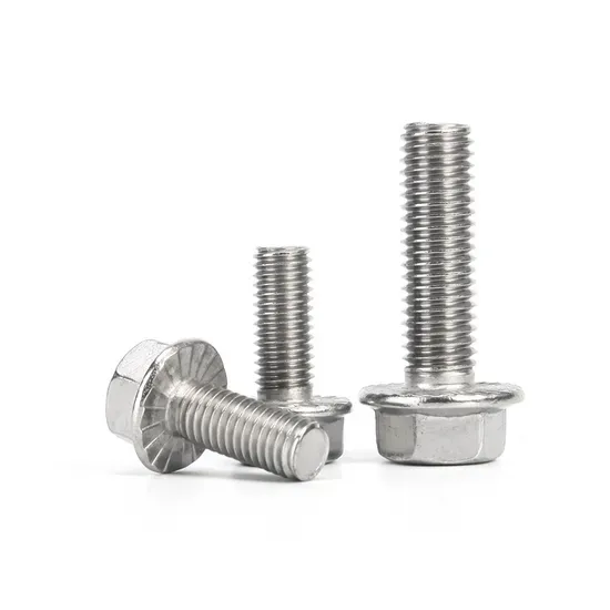 Precision Engineered Hexagon Flange Bolts DIN 6921 for Machinery Applications