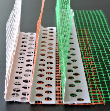 Pvc Corner Bead With Fiberglass Mesh 165G