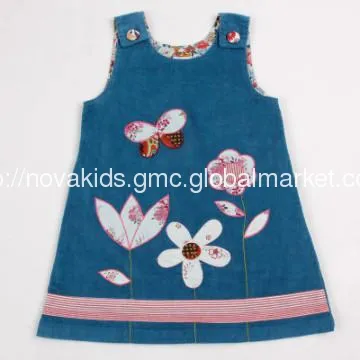 kids clothing Spring/Winter Corduroy Girls Dresses