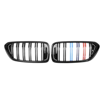 6 Series Front Car Grill 2018-2020 Double Line Bumper Grille ABS Material