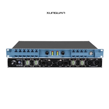 DP4 Series 4-Channel 1U Digital Class-D Power Amplifier - 800W to 1800W