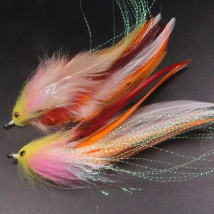 Saltwater Fishing Lures for Salmon, Pike, Muskie, and Sea Trout - 1/0#