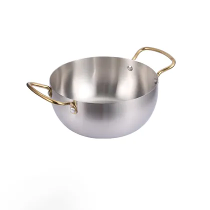 Korean Style Instant Noodle Hot Pots - Stainless Steel Ramen Pot
