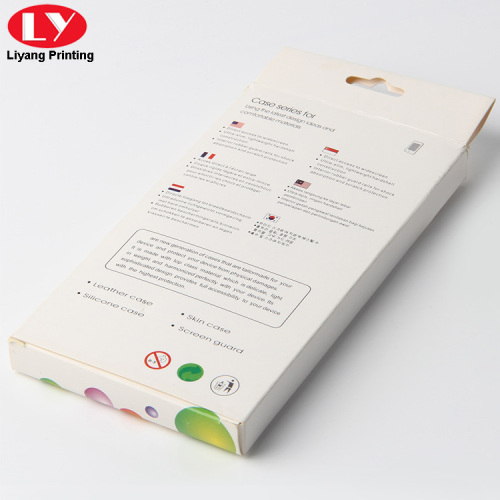 Hanger Earphone Packaging Paper Box With Clear Window