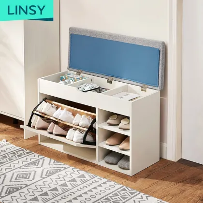 Linsy Wooden Shoe Shelf Space Saver Cabinet